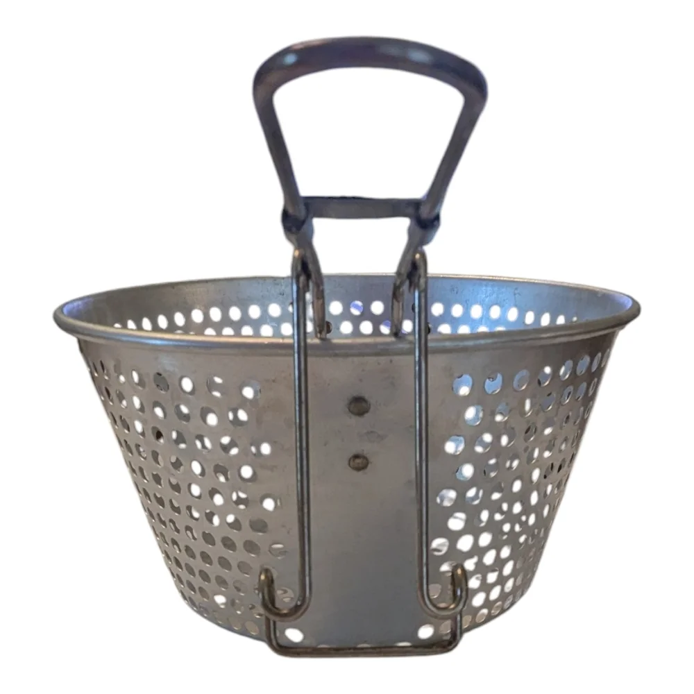 90s VTG Dazey DCP-6 Chefs Pot Fry Steam Basket W Detachable Hang Handle 8.75